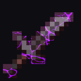 Enchant glint over een netherite zwaard
